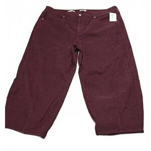 Universal Thread Women's High-Rise Corduroy Barrel Corduroy Velour Jeans Pants